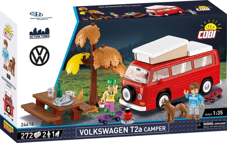 Cobi Volkswagen T2a camper ehituskomplekt 1:35 (272 detaili)