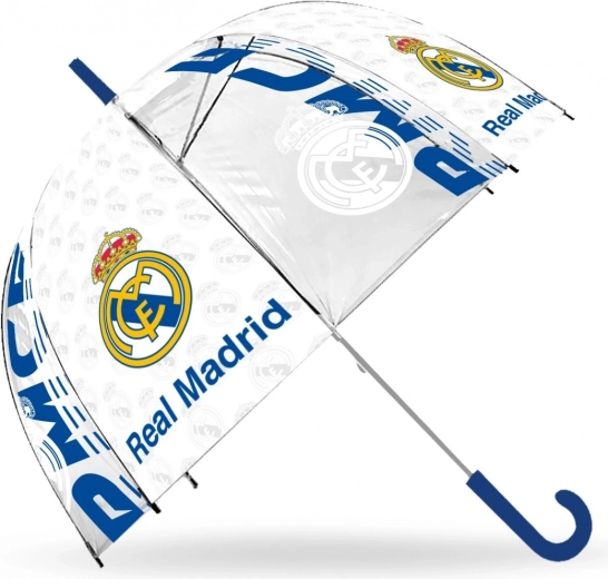 läbipaistev laste käsitsi avatav Real Madridi vihmavari 19″