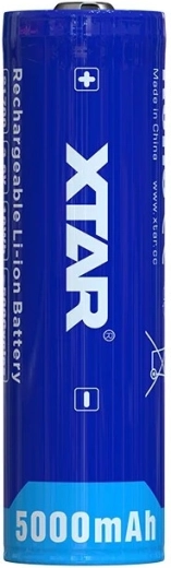 XTAR INR 21700-50E liitiumioonaku 5000 mAh kaitsega