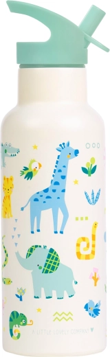 A Little Lovely Company roostevabast terasest joogipudel 500 ml – džungel