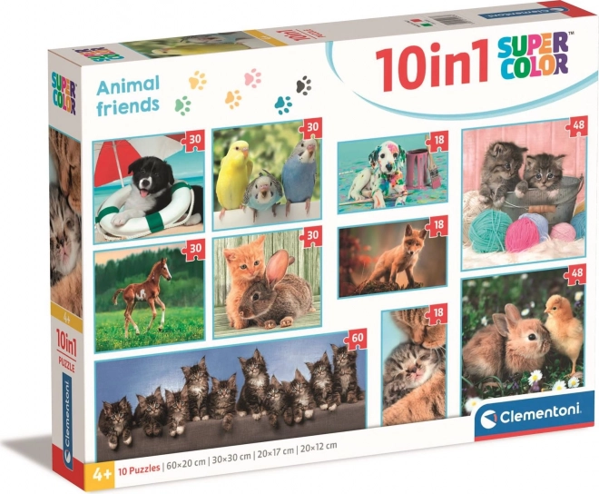 Clementoni pusle Loomasõbrad 10 ühes