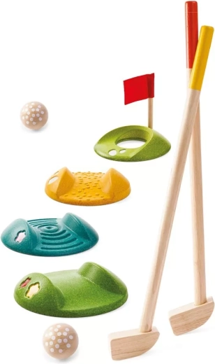 PlanToys mini-golfi komplekt lastele