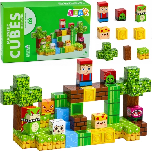 Magnetkuubikud – pikslimaailm (80 osa)