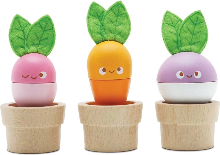 Le Toy Van lillepotid köögiviljadega