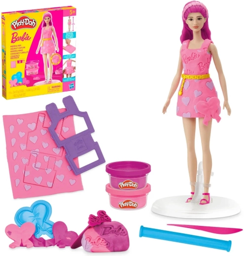 Play-Doh Barbie Hair & Hearts Creative Set