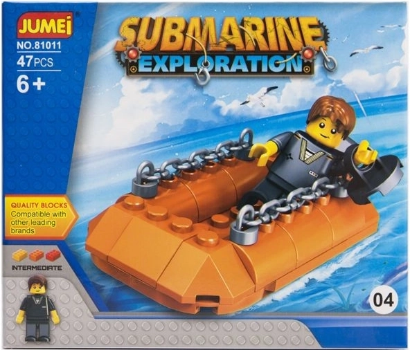 Jumei submarine exploration underwater expedition building set 47 pieces - 1 piece