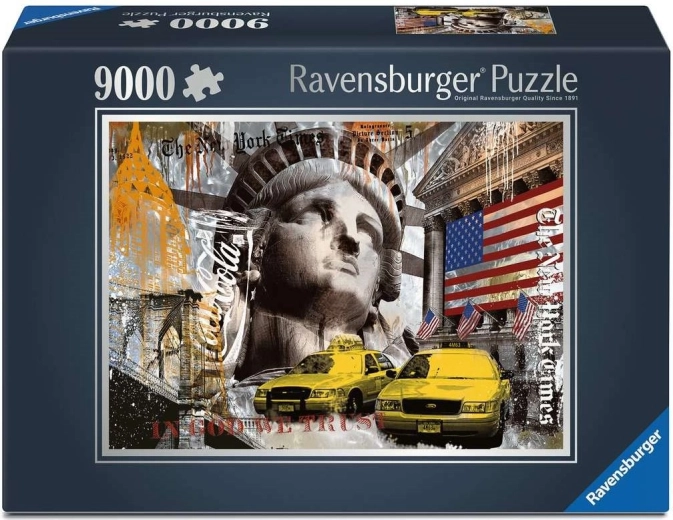 Ravensburgeri pusle Metropolis New York 9000 tükki