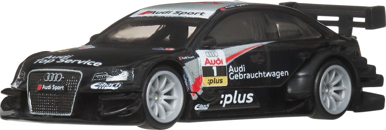 Hot Wheels Premium Iconic Cars Aero Styles Audi A4 2008 Black 1:64