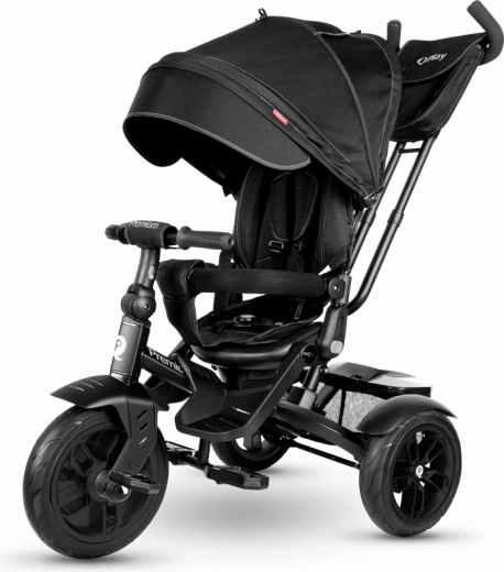 Qplay premium kokkupandav kolmerattaline premium black