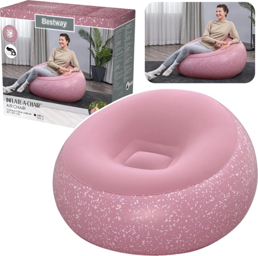 Bestway Inflate-A-Chair Inflatable Chair – Pink