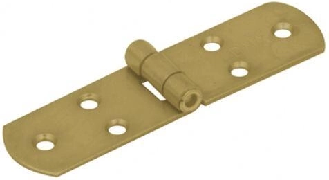 French hinge 120 × 33 × 2.5 mm, yellow zinc-plated
