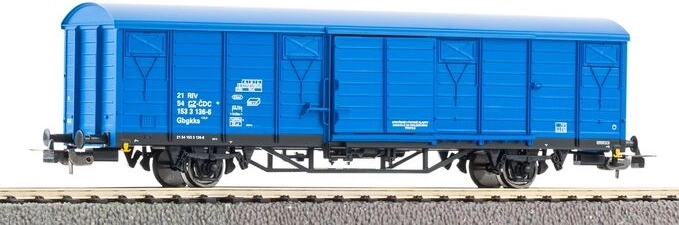 Kaetud kaubavagun Gbgkks ČD Cargo H0