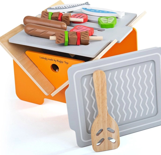 Bigjigs Toys puidust lauagrill
