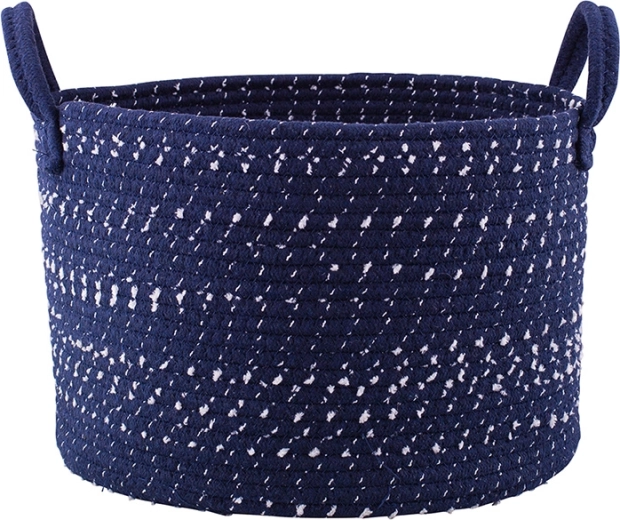 Punutud hoiukorv granaatvärvi 32 × 32 × 22 cm