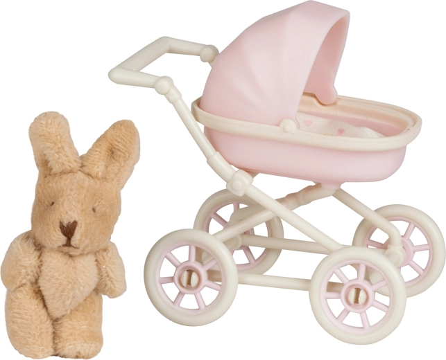 Lundby nukumaja vankrike koos pehme jänkuga