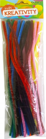 Šenilltraadid 40 tk – värvivalik, 30 cm