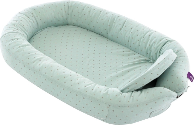 Träumeland baby nest Comfort Twister blue
