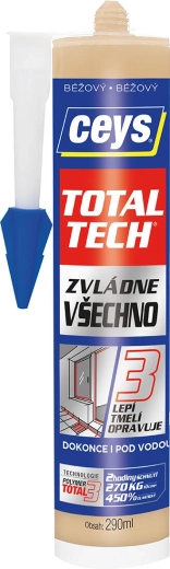 Universal adhesive and sealant 290 ml TOTAL TECH beige CEYS