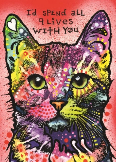 Puzzle Heye Jolly Pets: Üheksa elu 1000 tükki