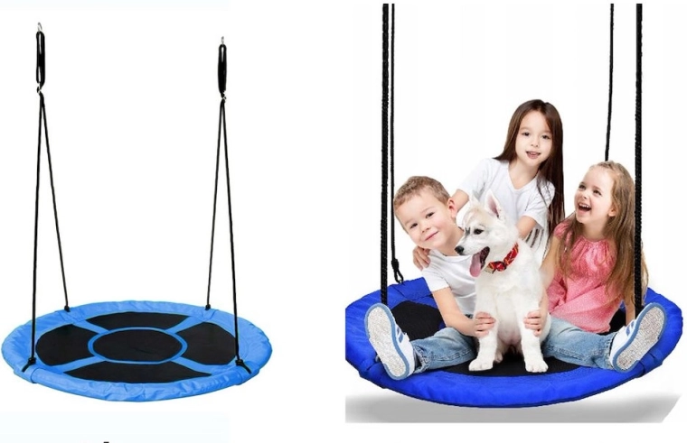 Kokkupandav kiikering sinimust 102 cm