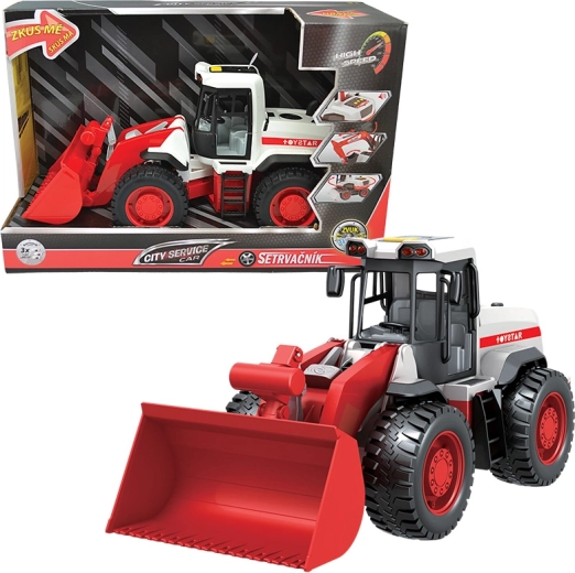 Bulldozer City Service Car 1:12 with sounds and lights