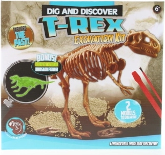 Dinosauruse väljakaevamine, helendav T‑Rex