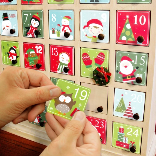 Advent Calendar Sticker Set