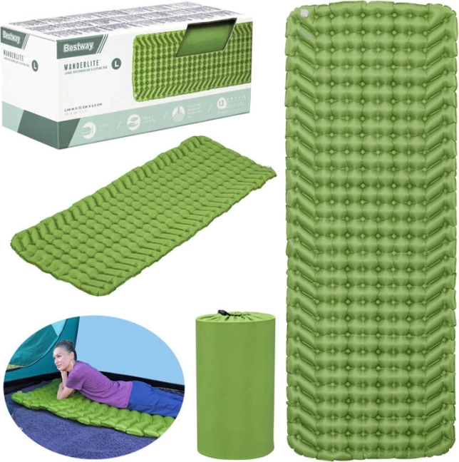 Täispuhutav magamisalus BESTWAY WanderLite Large 198 × 71 cm