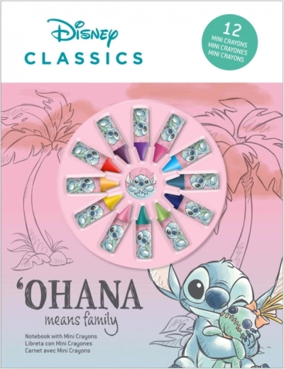 STITCH Mini Crayons Coloring Set