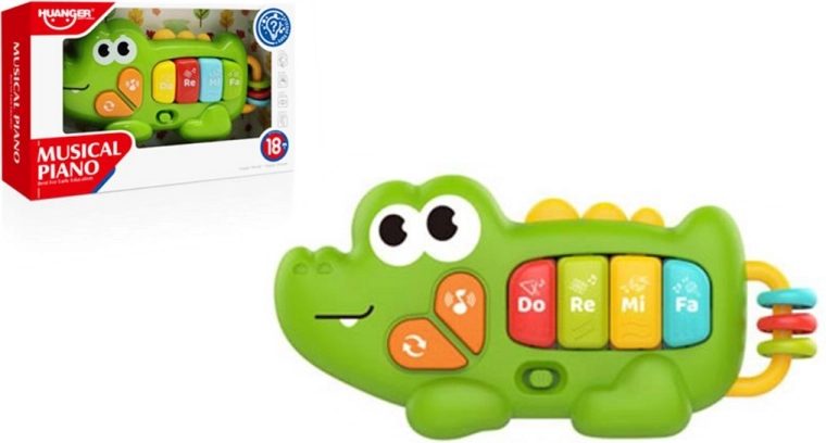 Crocodile piano for toddlers