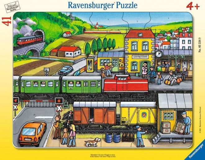 Ravensburger puzzle Jaamas 41 tükki