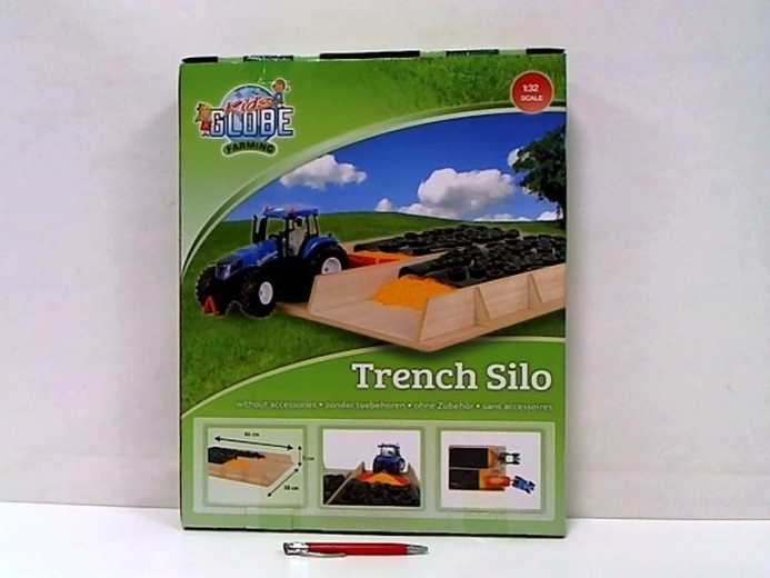 Kids Globe Farming puidust silohoidla farmile 1:32