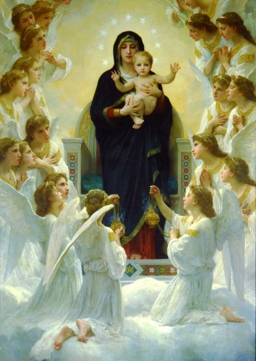 Pusle William Bouguereau: Neitsi inglitega 1000 tükki
