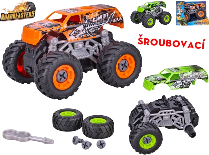 Kruvitav monster truck hoorattaga ROADBLASTERS 12 cm