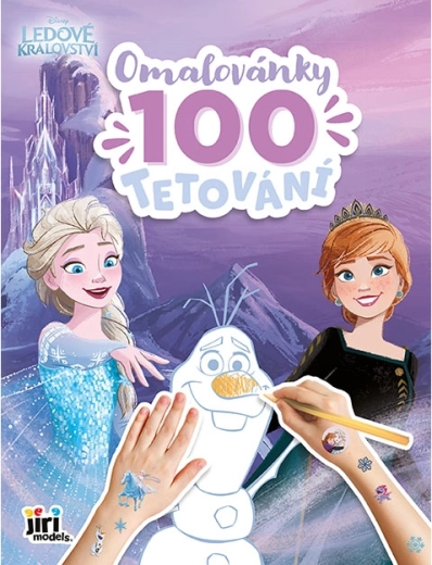 Värvimisraamat ja 100 tätoveeringut Frozen – Lumekuningriik
