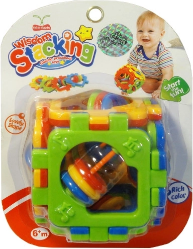Colorful educational cube for babies