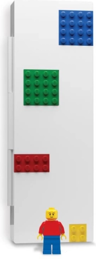 LEGO koolipinal minifiguuriga, värviline