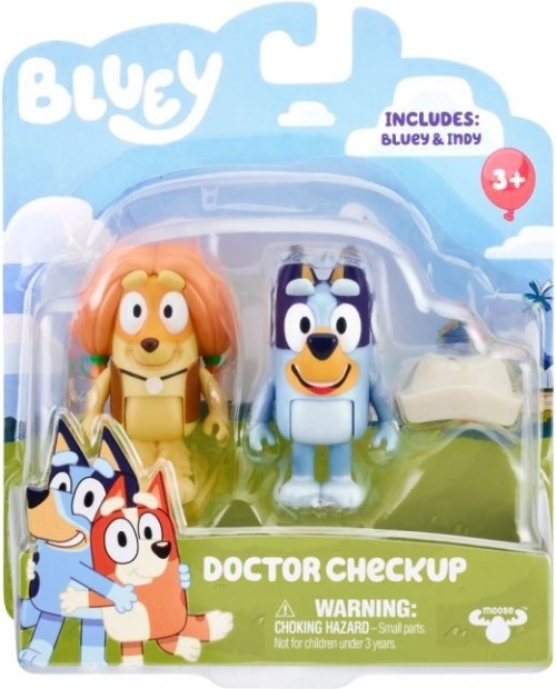 Bluey figuuride komplekt "Arstlik läbivaatus"