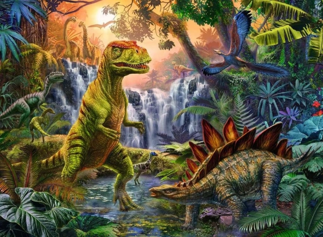 Pusle „Dinosauruste riigis” XXL 100 tükki