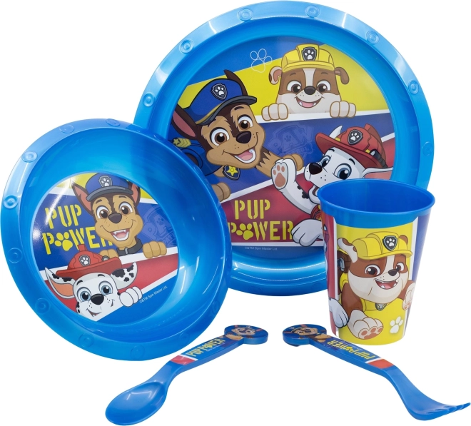 Laste sööginõude komplekt 5-ühes PAW PATROL, STOR