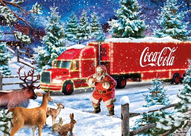 Jõulupusle Coca-Cola jõuluveok 1000 tükki