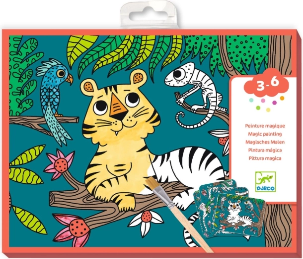 Djeco water painting in the jungle - 1 piece