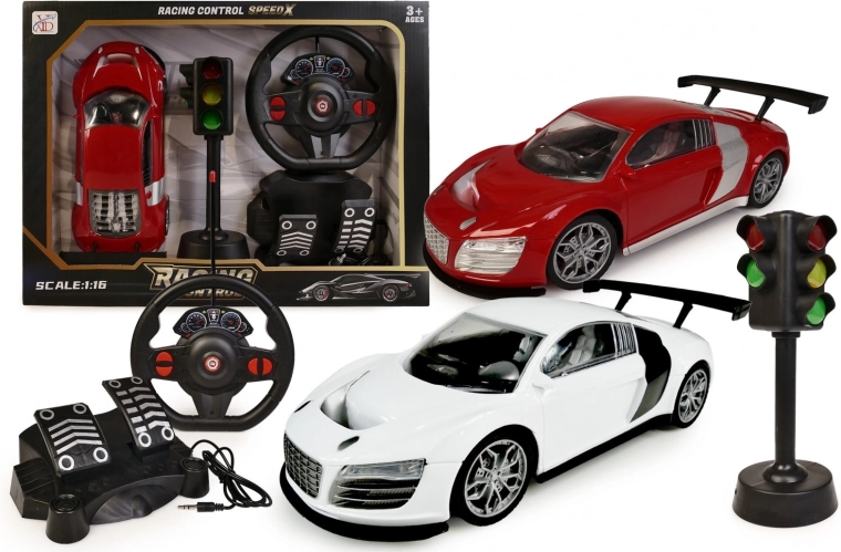 RC-auto rooliga ja valgussignalisatsiooniga