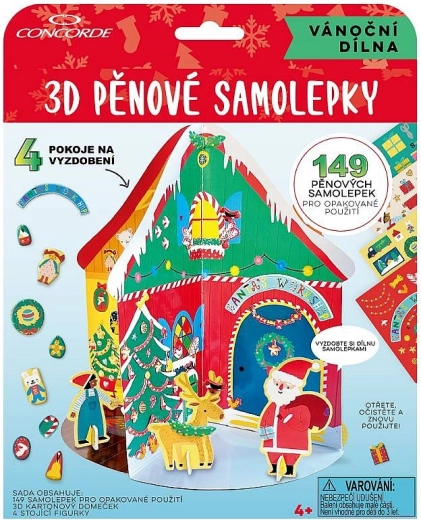 3D vahust kleepsud jõulutöökoda CONCORDE