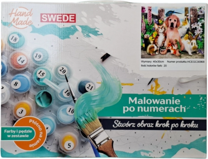 Värvimine numbrite järgi – loomad