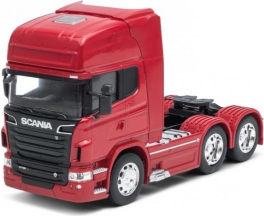 Welly veduk Scania V8 R730 1:32 punane