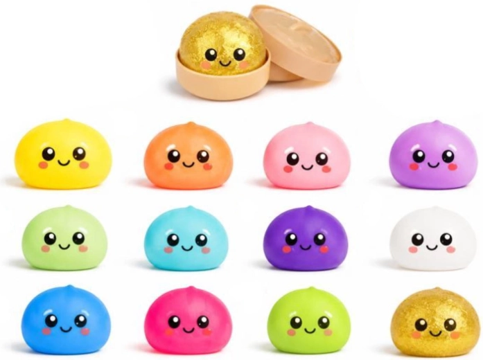 Kawaii squishy knedlíček aurutamiskorvikes (stressivastane muditav mänguasi) - 1 tk