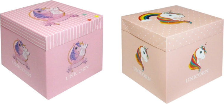 Gift Box with a Unicorn