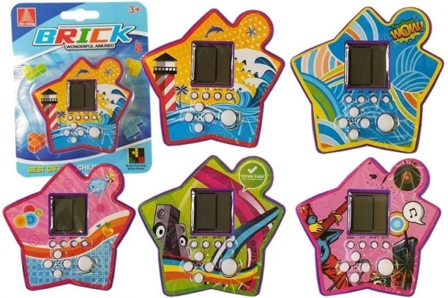 Pocket Electronic Game Tetris Purple
