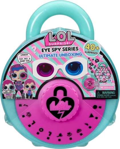 L.O.L. Surprise! Eye Spy Series ülim lahtipakkimise kohver rohkem kui 40 üllatusega